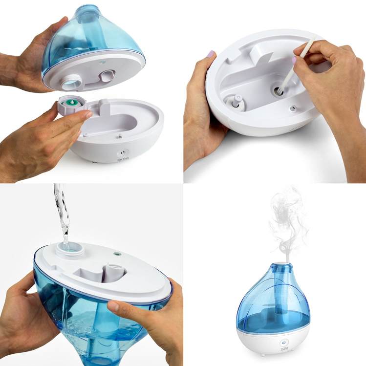 वापोरीज़ेर या हुमिडिफिएर (vaporizer or humidifier) cleaning and maintenence